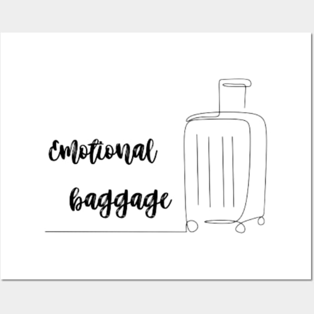 Emotional baggage Wall Art by Crafted corner